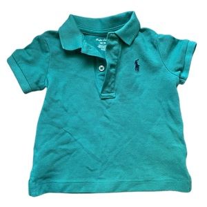 Ralph Lauren infant polo sz 3 month teal